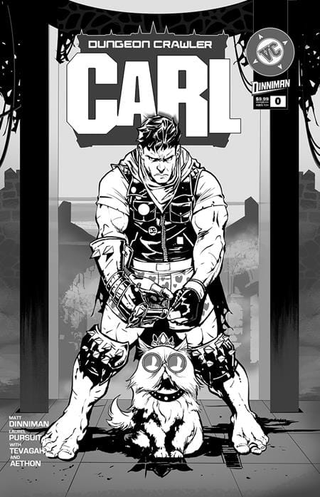 Vault Comics Dungeon Crawler Carl Special Edition #0 Cover B Nathan Gooden Absolute Batman Homage Black & White Variant