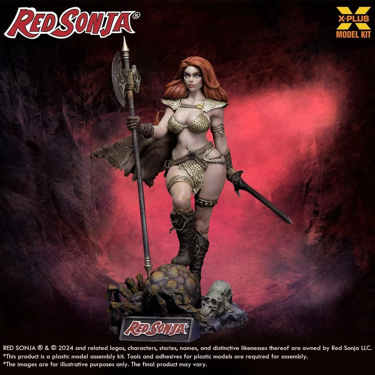 X-Plus Red Sonja 1:8 Scale Model Kit