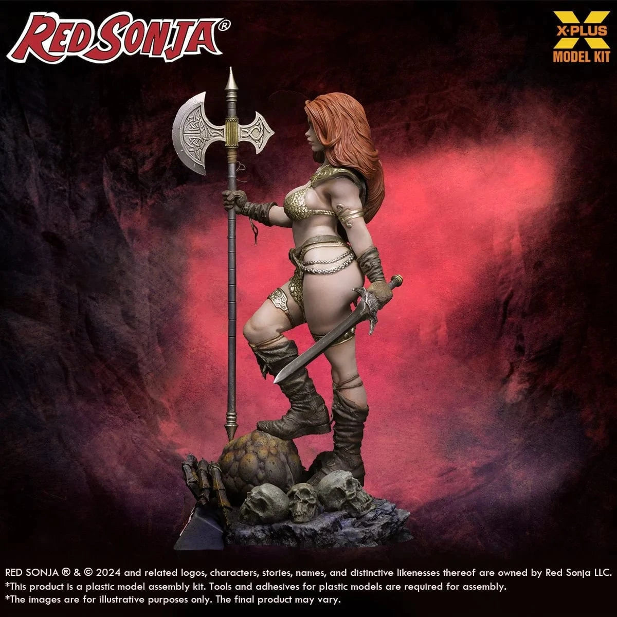 X-Plus Red Sonja 1:8 Scale Model Kit