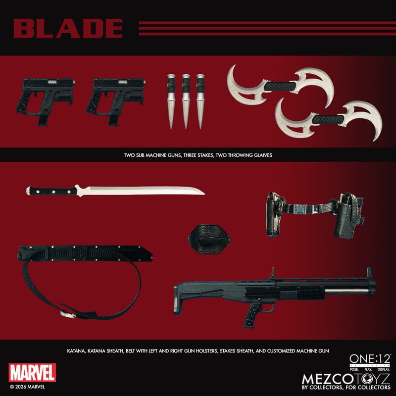 One:12 Collective Midnight Suns Blade Action Figure