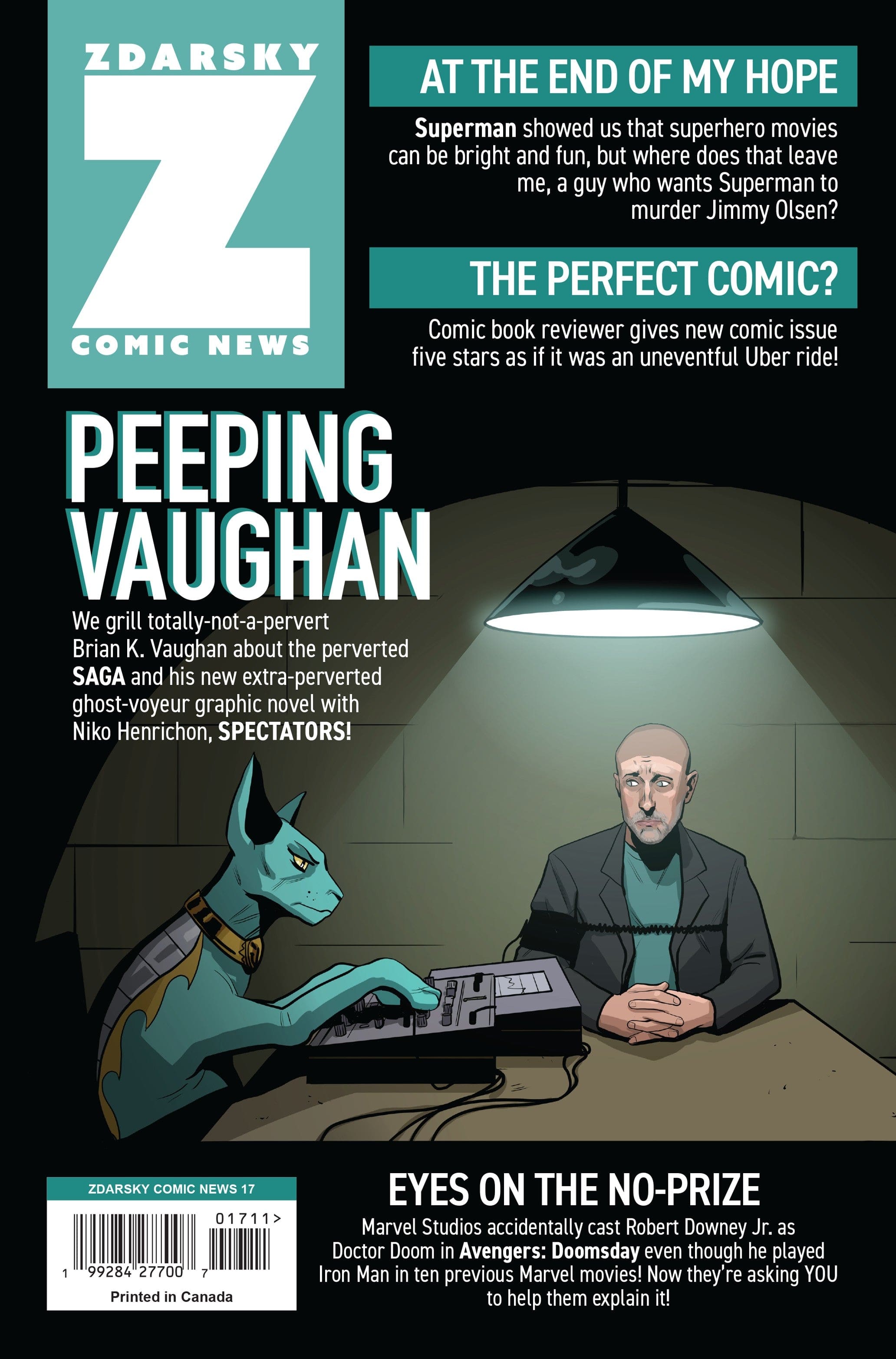 Zdarsco, Inc. Zdarsky Comic News #17