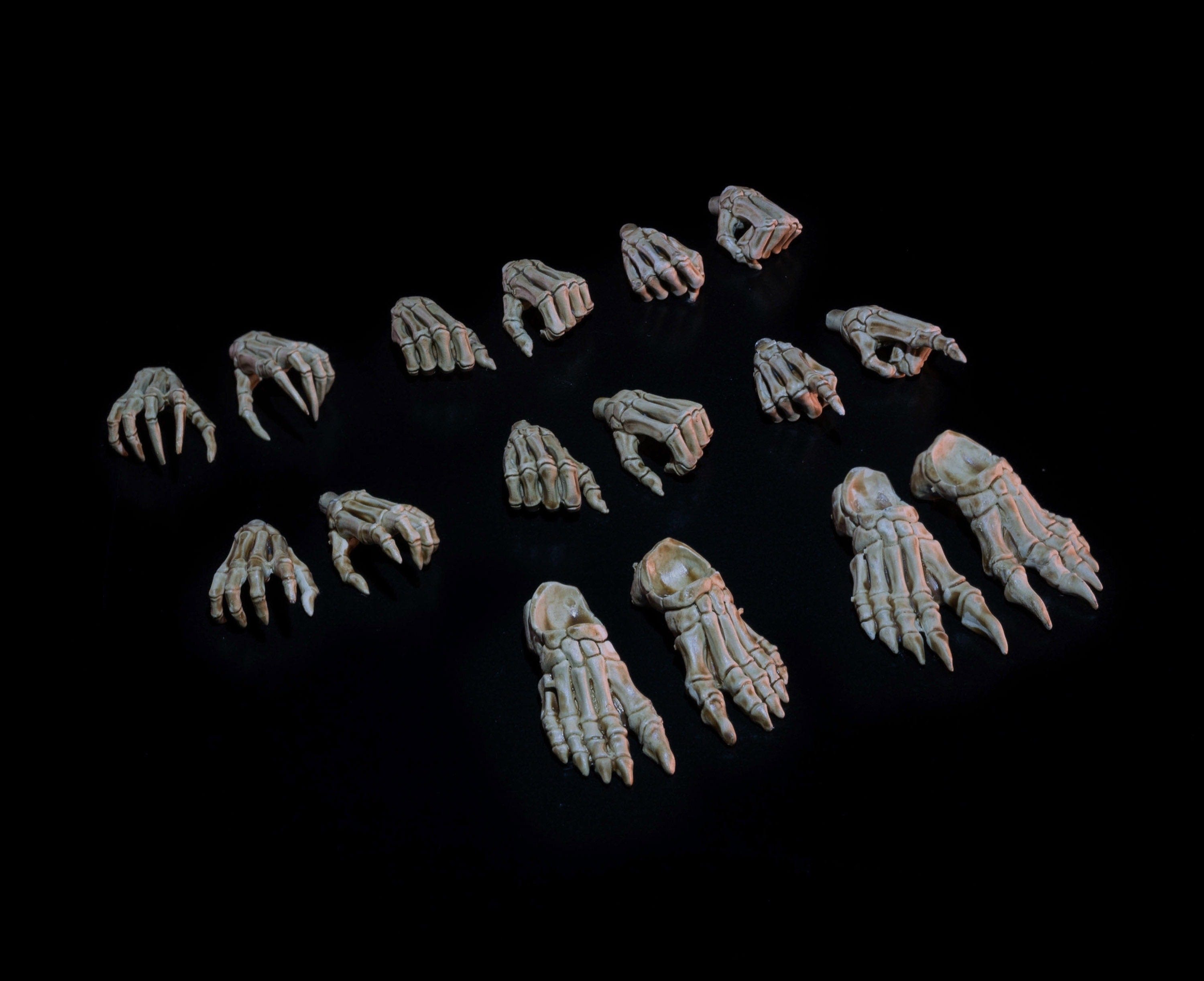 Four Horsemen Studios Mythic Legions Necronominus Skeletons Hands and Feet Pack