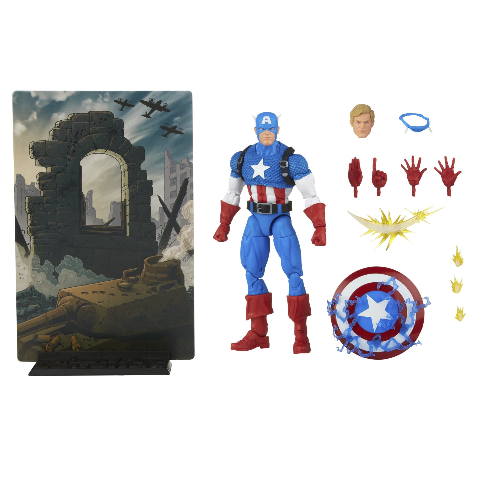 Hasbro Marvel Legends Series 20th Anniversary Captain America Action Figure