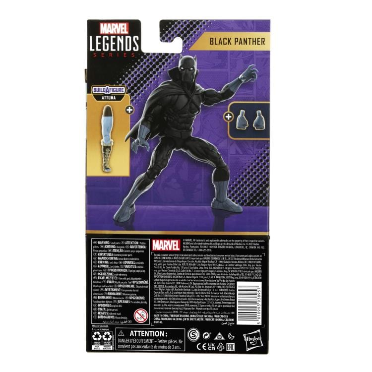 Hasbro Marvel Legends Series Classic Comics Black Panther Action Figure (Attuma Build-A-Figure)