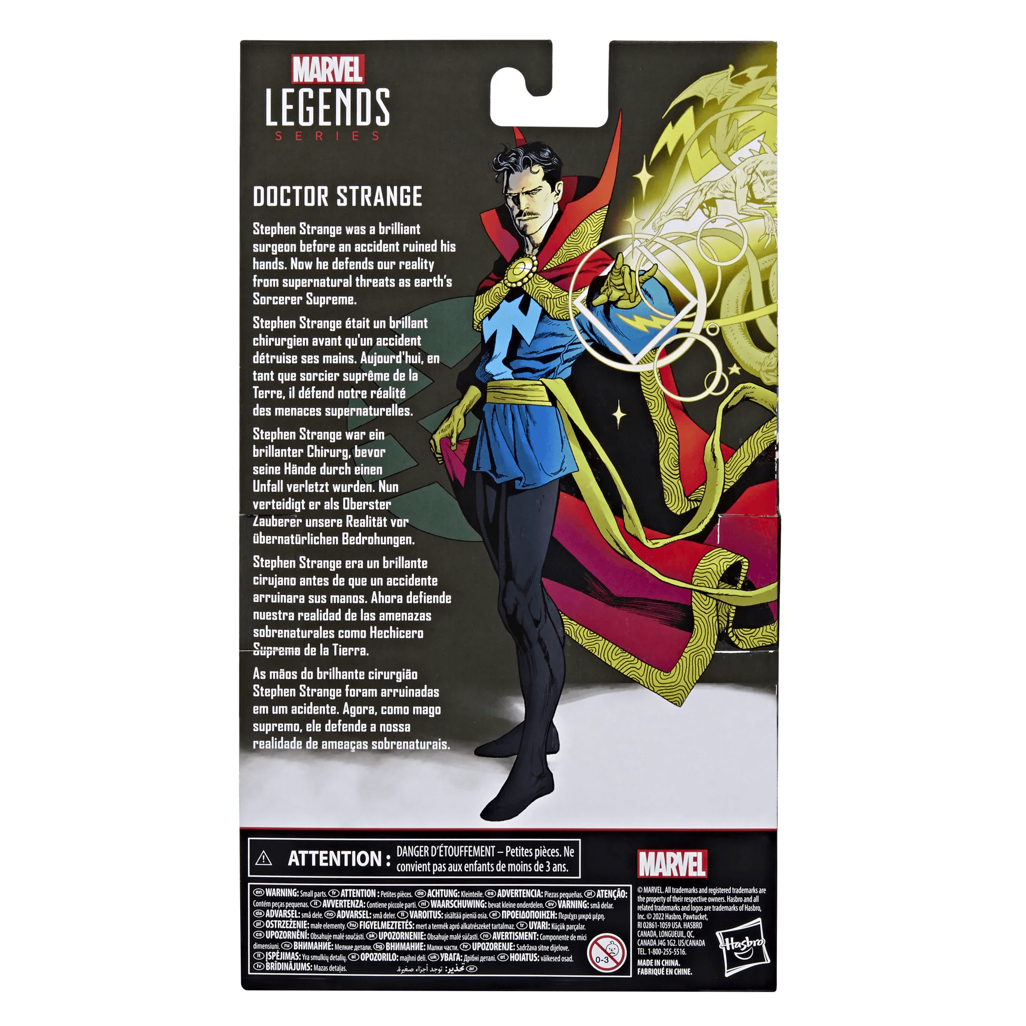 Hasbro Marvel Legends Series Doctor Strange Classic Comics Action Figure