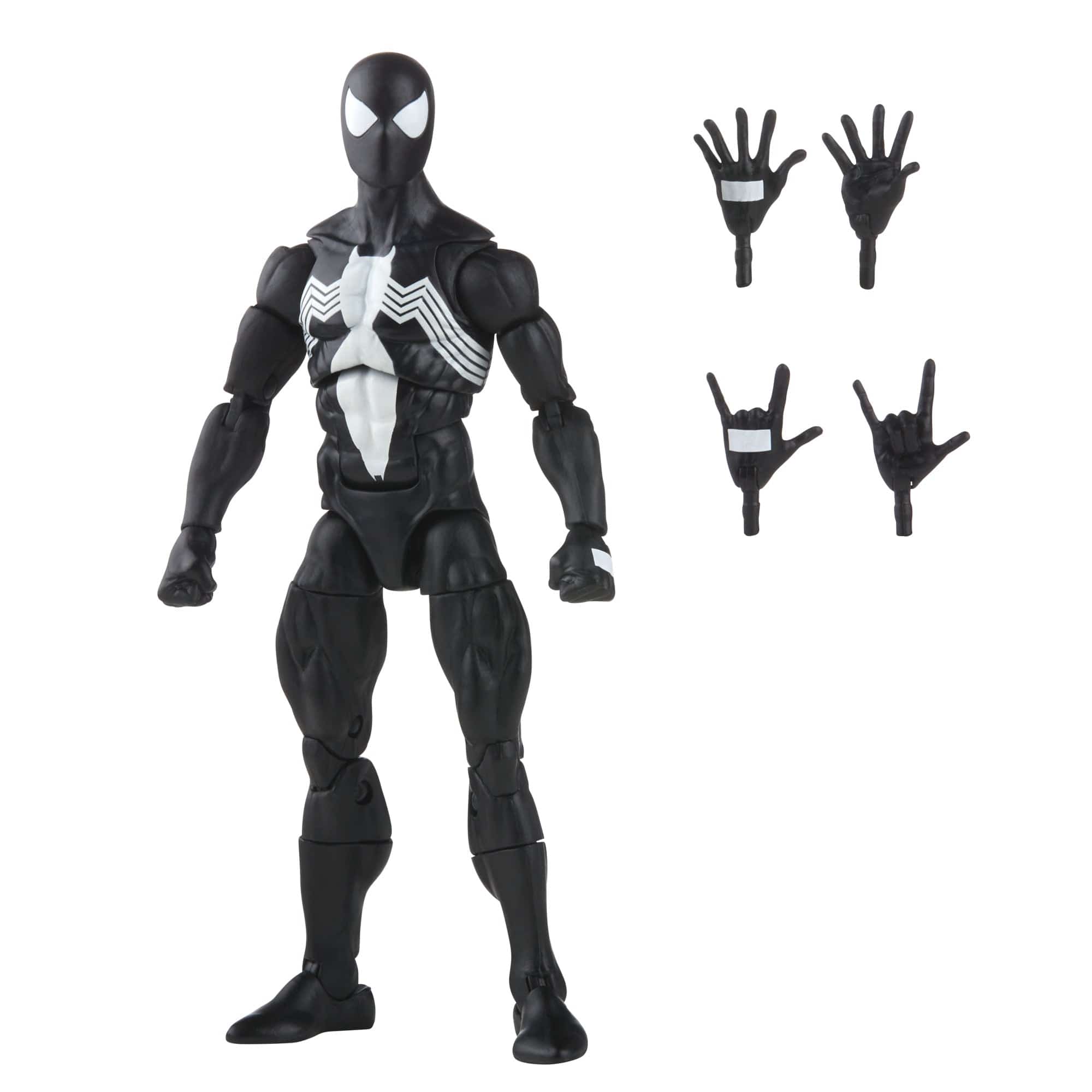 Hasbro Marvel Legends Series Retro Spider-Man Symbiote Spider-Man Action Figure