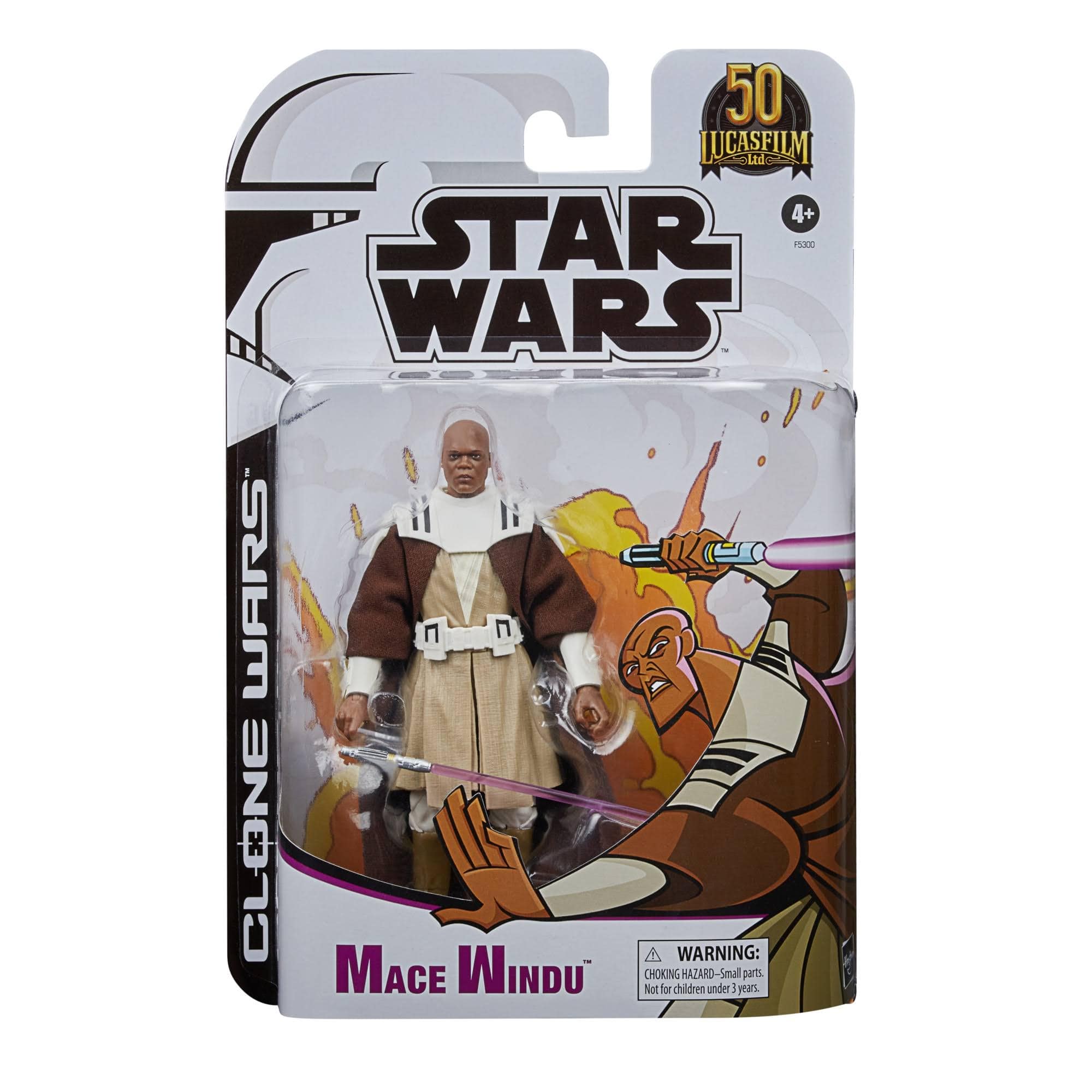 Hasbro Star Wars The Black Series Star Wars: Clone Wars Mace Windu Action Figure
