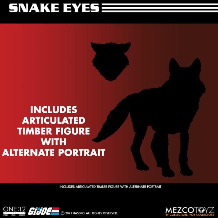 Mezco Toyz One:12 Collective G.I. Joe Snake Eyes Deluxe Edition Action Figure