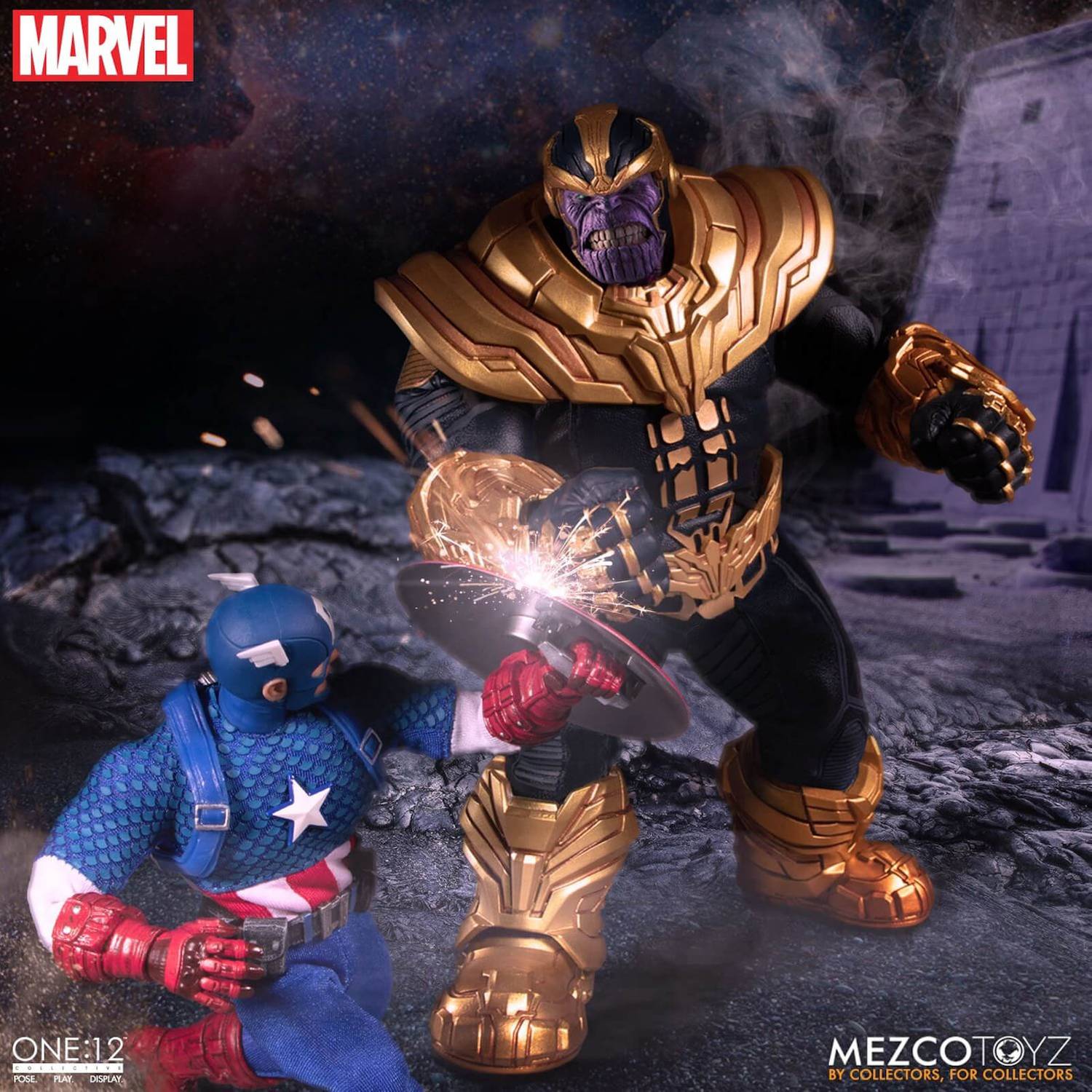 Mezco Toyz One:12 Collective Marvel Thanos Action Figure
