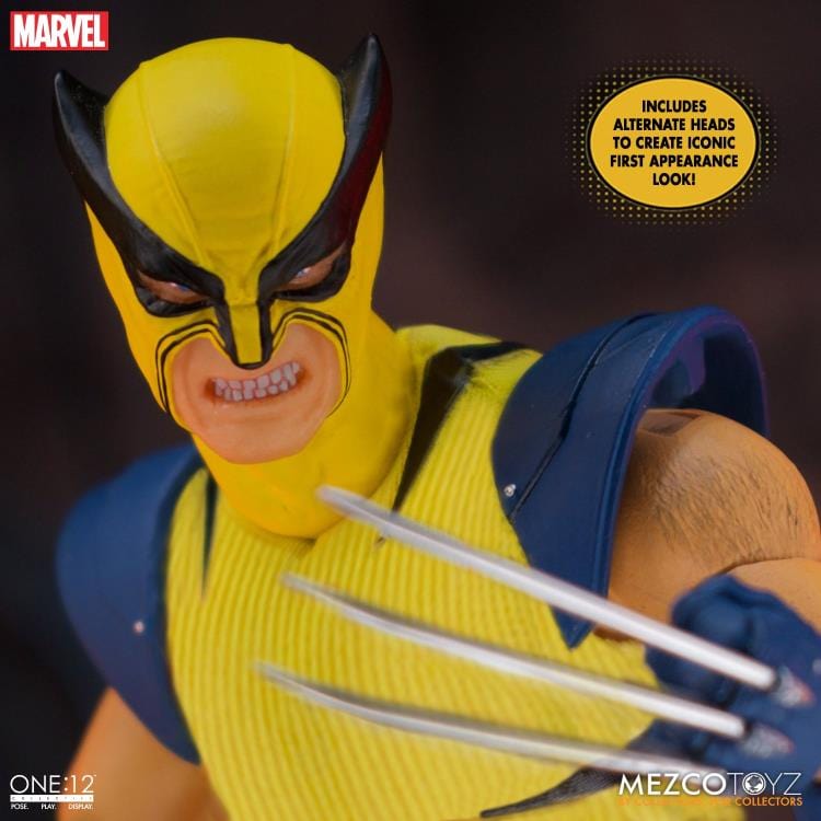 Mezco Toyz One:12 Collective Marvel Wolverine Deluxe Steel Boxed Action Figure Set