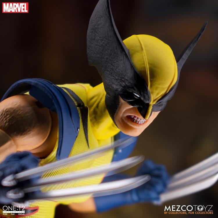 Mezco Toyz One:12 Collective Marvel Wolverine Deluxe Steel Boxed Action Figure Set