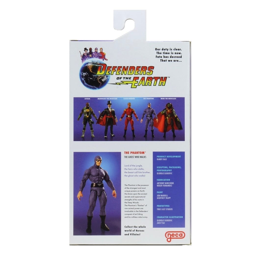 NECA King Features Defenders of the Earth The Phantom Action Figure